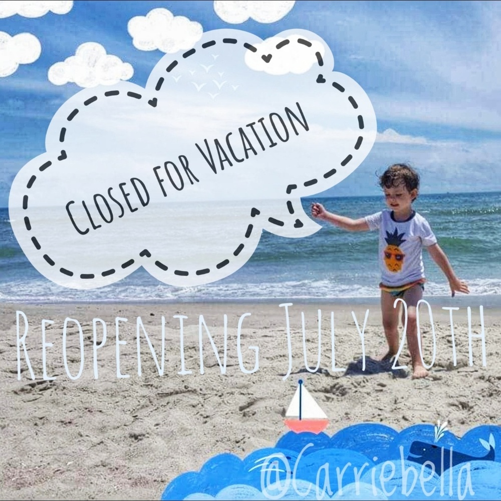 On vacation, will reopen July 20th.